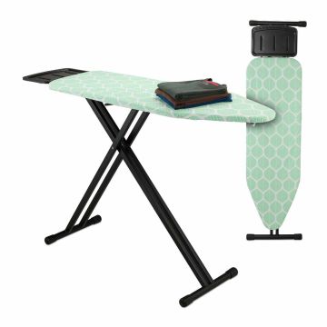 Gludināmais dēlis Relaxdays, regulējama augstuma, Zaļš, 145,5 × 92 × 39 cm
