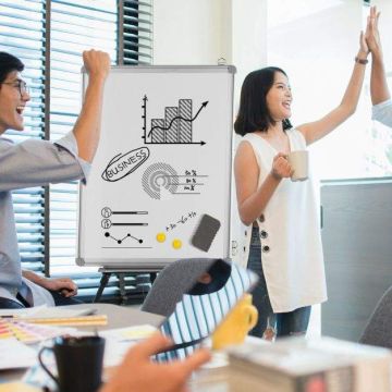 Magnetic board, Double-sided, 60 × 45 cm