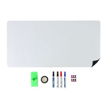 Magnētiska sienas tāfele Relaxdays 10051607_8145, 4 marķieri, 6 magnēti, 40 × 80 × 0,5 cm
