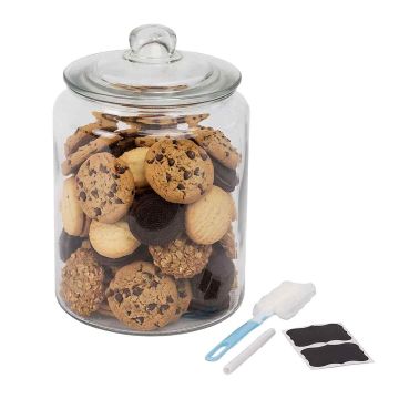 Pārtikas uzglabāšanas trauks Relaxdays 10053217_817, 6 l, Ø 20 × 30 cm