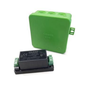 Barošanas avots DUCO Power Supply, 230 VAC–24 VDC/20 W ar korpusu