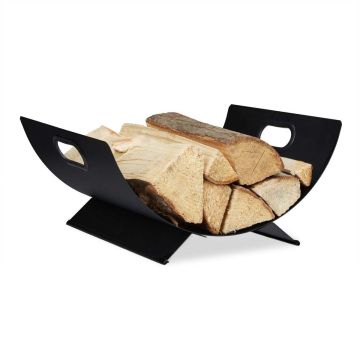 Malkas turētājs Relaxdays, melns, 40,5 × 18,5 × 33 cm