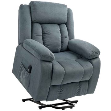 Массажное кресло Homcom 92x94x105см, серого цвета