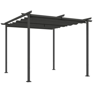 Lapene Outsunny 300x300x227cm, tumši pelēka