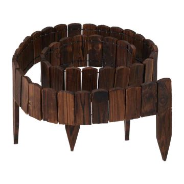 Koka dobju apmale Relaxdays, M izmērs, Brūna, 200 × 25 × 1 cm