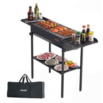 Kokogļu grils VEVOR VA-C300, salokāms, 120 × 305 × 750 mm