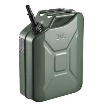 Металлическая канистра VEVOR Yoilp3001, 20 л, Зеленая, 360 × 180 × 510 мм