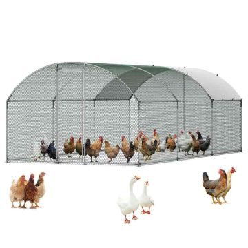 Metāla vistu aploks VEVOR YD362, 3 × 6 × 2 m