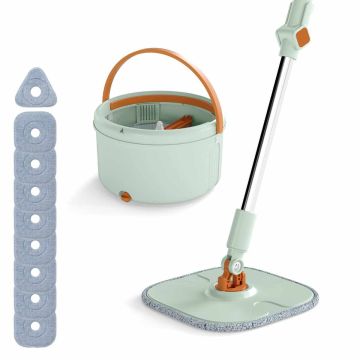 Microfiber mop head, 6 pads, 26.5 × 26.5 × 0.7 cm