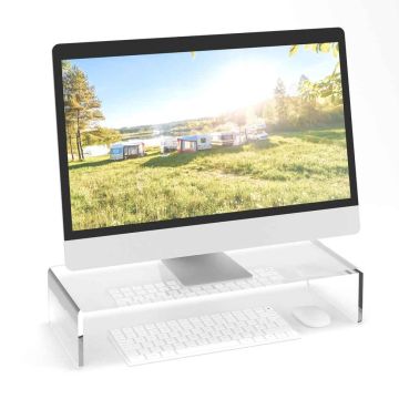 Monitora statīvs Relaxdays 10049369.0, 50 × 10 × 20 cm
