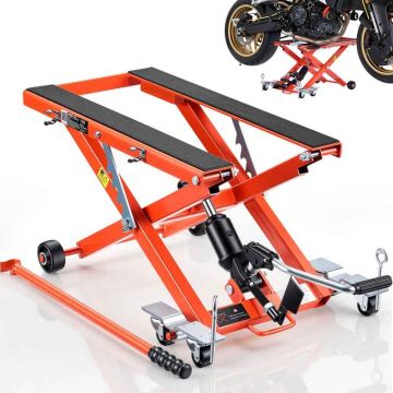 Motocikla domkrats VEVOR JL-M01108, 499 kg, 293 × 67 × 23 cm