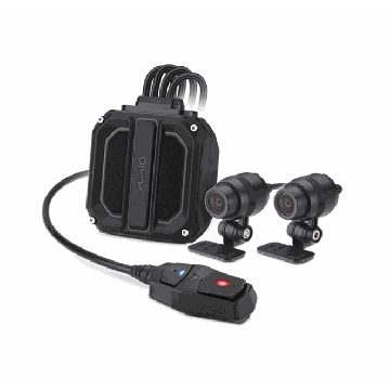 Motocikla video reģistrators Mio MiVue M820WD, divi objektīvi