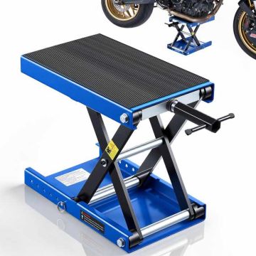 Motocikla šķērveida domkrats VEVOR JL-M01101, 95–340 mm, 499 kg, 426 × 245 × 95 mm
