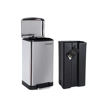 Мусорный бак 30л из нержавеющей стали