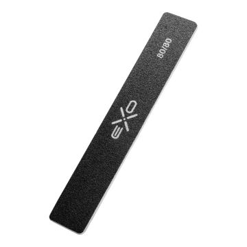 Пилка для ногтей EXO, 80/80, широкая, 1 шт