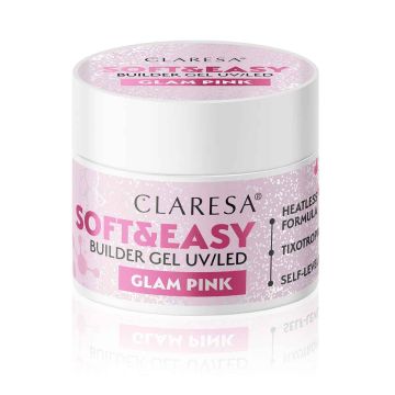 Гель для ногтей CLARESA SOFT&EASY Builder Gelis GLAM PINK
