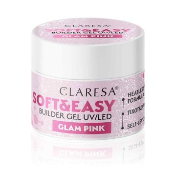 Гель для ногтей CLARESA Soft&Easy Builder, Розовый