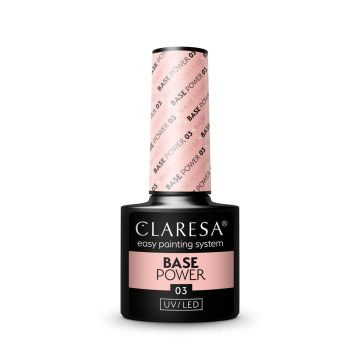 База для ногтей Claresa Power Base, 03, Бежевая