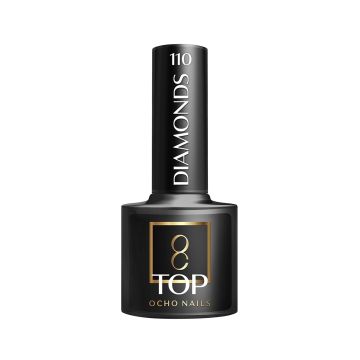 Nagu virskārta OCHO NAILS DIAMONDS TOP NO WIPE