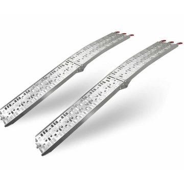 Alumīnija iekraušanas rampas-kāpnes, līdz 680 kg.
