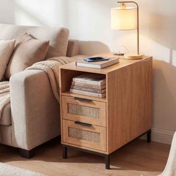 Bedside tables, 2 pcs, 60 × 61 × 35 cm