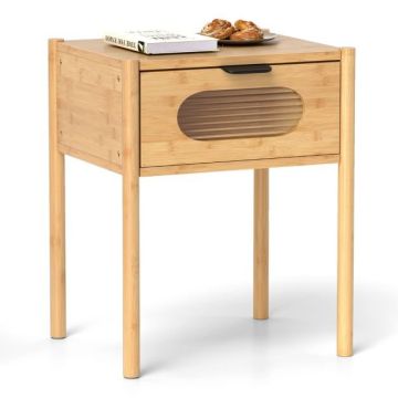 Bedside table, 1 drawer, 40 × 50 × 40 cm