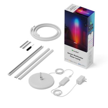 Nanoleaf Floor Lamp Smart Matter WiFi stāvlampa, Balta