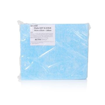 Нетканые полотенца ACTIVESHOP, 100 шт, 20 × 25 см