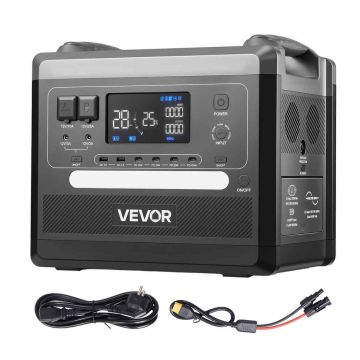 Портативная электростанция VEVOR Q2400Pro, 2160 Вт·ч, 39 × 28,1 × 34,3 см