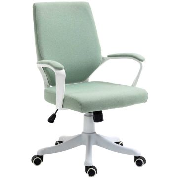 Biroja krēsls 62x69x100cm, zaļš/balts