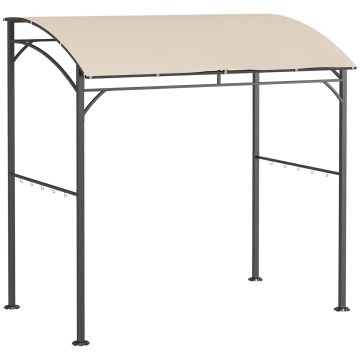 Grila nojume Outsunny 215x150x220cm., bēša/melna