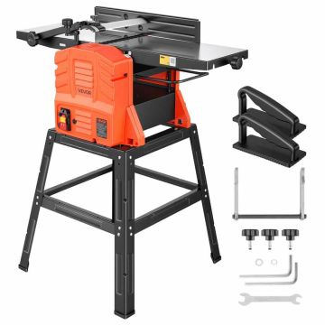 Ēvelēšanas un savienošanas iekārta VEVOR M1B-LS-CP2541, 2 vienā, 25,4 × 48 × 101,5 cm