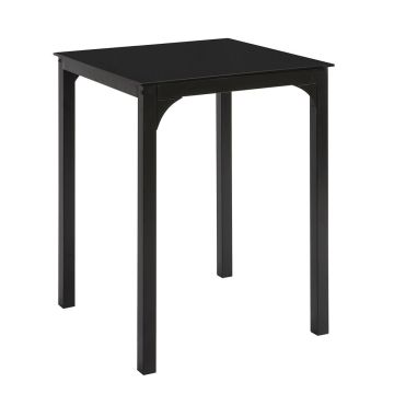 Ēdamistabas galds 60x75x60cm., melnā krāsā