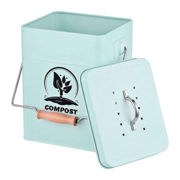 Organisko atkritumu tvertne Relaxdays, 6 l, 20,5 × 25 × 17,5 cm