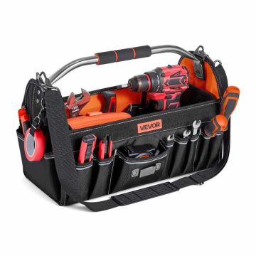 Сумка для инструментов VEVOR GH202510, 33 кармана, 43 × 28,5 × 8 см