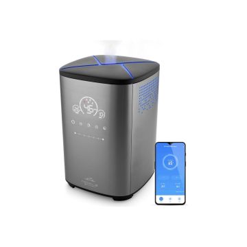 Gaisa mitrinātājs ETA Noble Smart 5629 90000, 4 l tvertne, Pelēks, 25,5 × 23 × 24,5 cm
