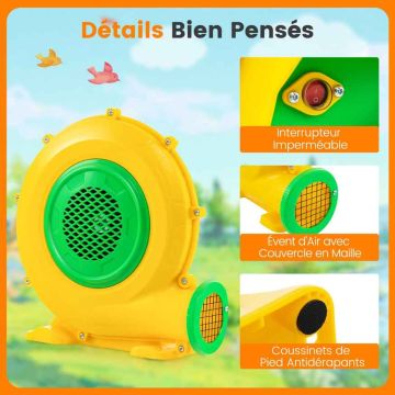 Air blower, 680 W, 44 × 20 × 42 cm
