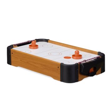 Galda gaisa hokeja spēle Relaxdays 10022514.0, 2 ripas, 2 stūmēji, 31 × 10 × 56 cm