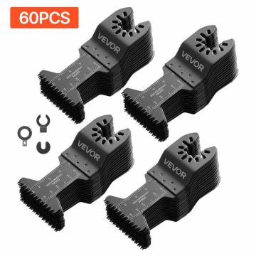 Набор пильных полотен VEVOR SS-60PCS, 60 шт, 90 × 44 мм