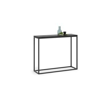 Betona dizaina konsoles galds Console 100x80x30cm, melns