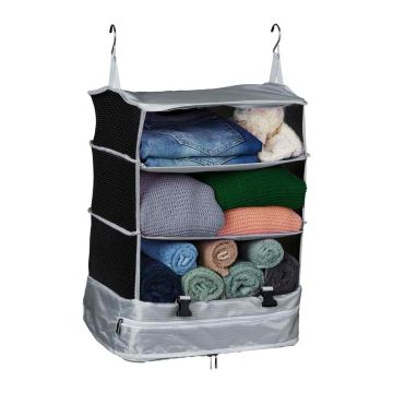 Piekarināms ceļojumu organizators Relaxdays, 4 līmeņi, 44 × 55 × 30 cm