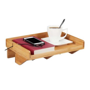 Piekarināms plaukts pie gultas Relaxdays, 33 × 9,5 × 24 cm