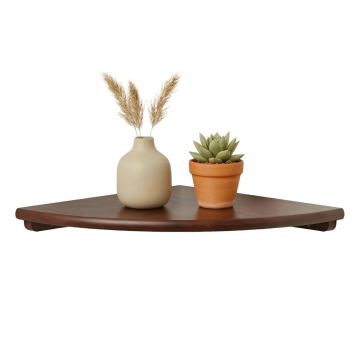 Sienas plaukts Relaxdays 10052717_8417, 18 × 3 × 18 cm