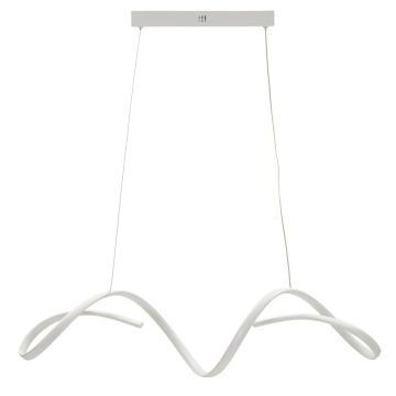 Piekaramais LED gaismeklis UTER, Balta, 80 × 120 × 20 cm