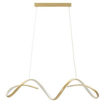 Piekaramais LED gaismeklis UTER, Melna/balta, 80 × 120 × 20 cm