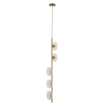 Piekaramā lampa Emily, vertikāla, 5 gaismas, 15 × 110 × 16 cm