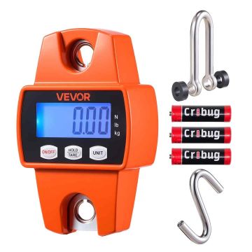 Piekaramie svari VEVOR OCS-L, 300 kg, 27,5 × 6,5 × 8,5 cm