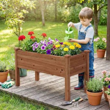 Raised bed, 120 × 43.5 × 51 cm