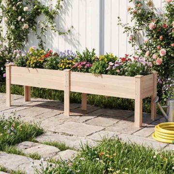 Raised bed, 240 × 43.5 × 51.5 cm