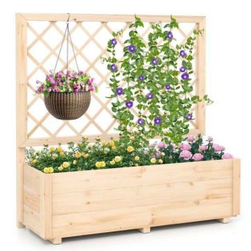 Raised bed, 98 × 34 × 104 cm